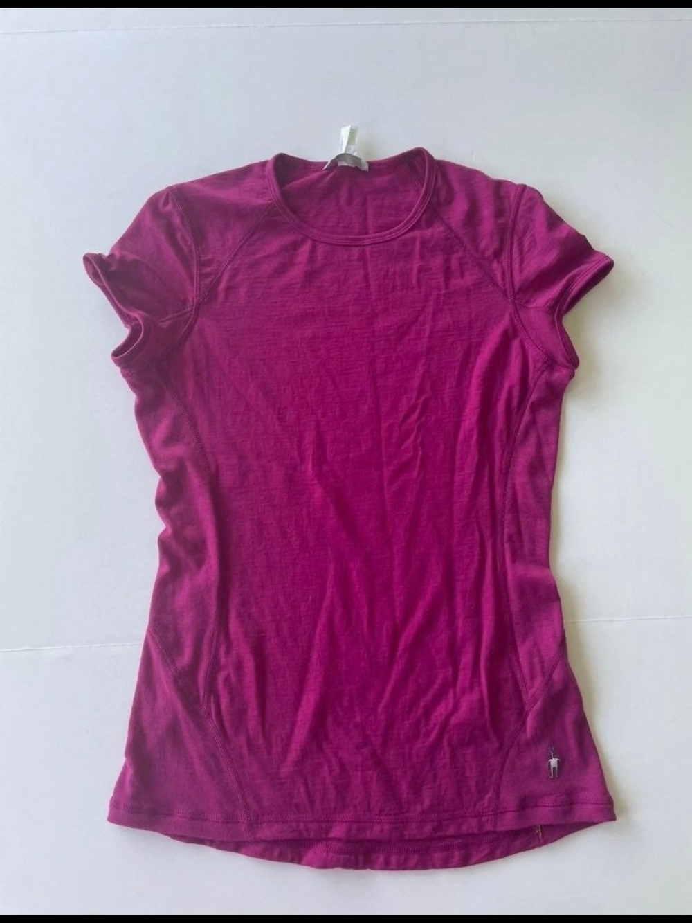 Smartwool Women's Short Sleeve Crew - Fuchsia - Picture 2 of 9